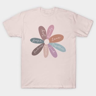 Daisy Flower Inspirational Affirmations T-Shirt